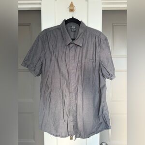 Oakley Charcoal Casual Button Down Shirt